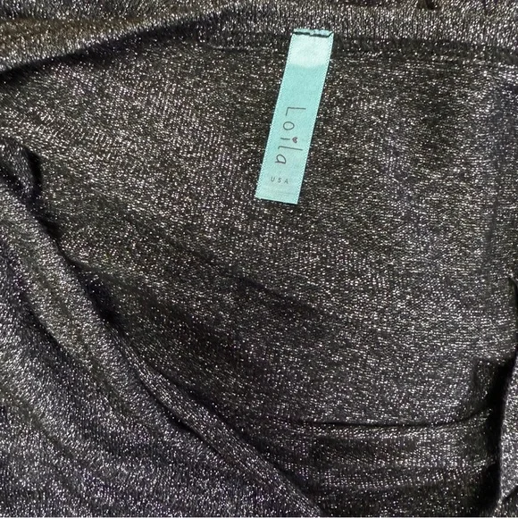 Lolia USA Sparkly Silver Ruched Mini Dress – Size Medium | Holiday / New Years - Picture 5 of 5